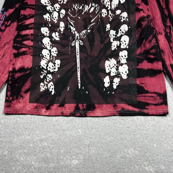 Post Malone Hollywoods Bleeding Tour 2019 Shirt L Red Black Band Tee Posty Co - Picture 4 of 12